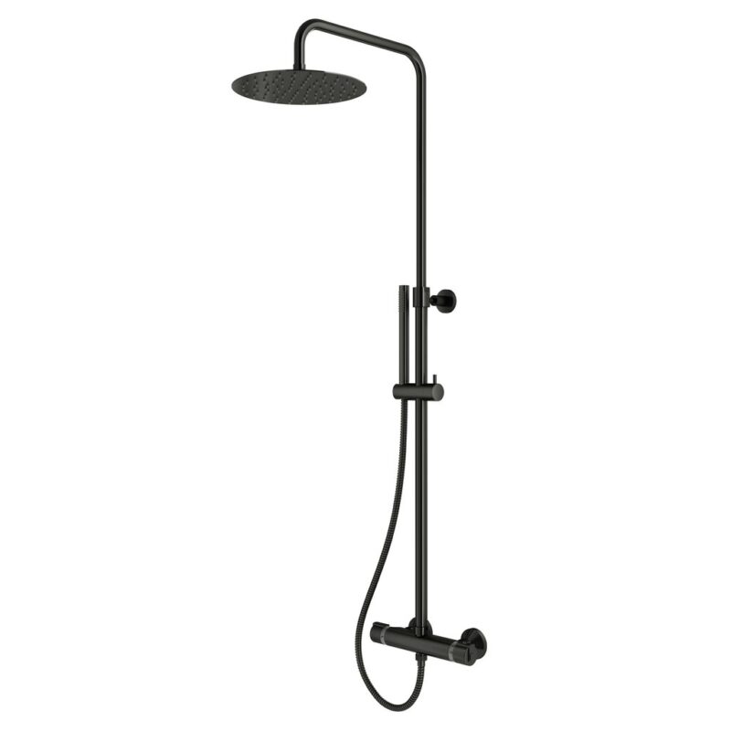 Colonne de douche avec mitigeur et kit de douchette - 0808201411