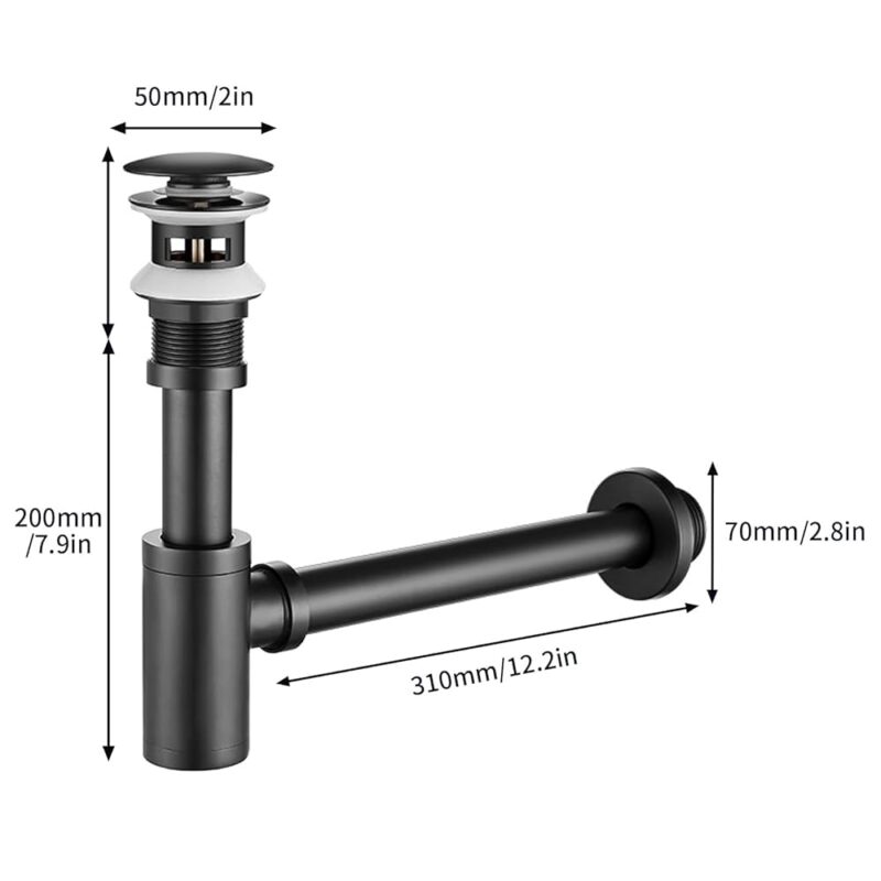 Siphon rond & Bonde clic-clac - T1063-NN – Image 2