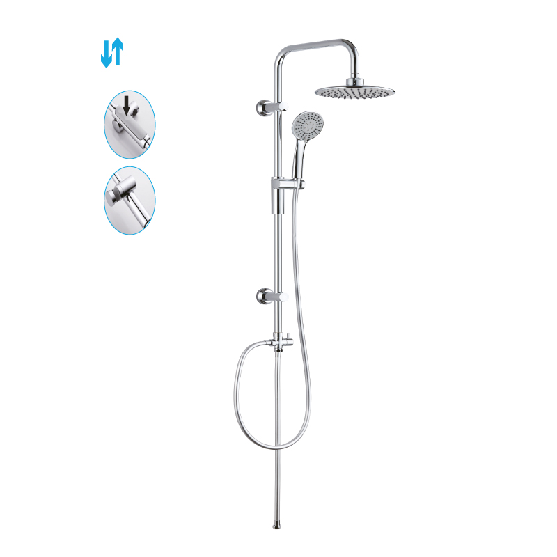 Colonne de douche avec inverseur Chromé - 23101510