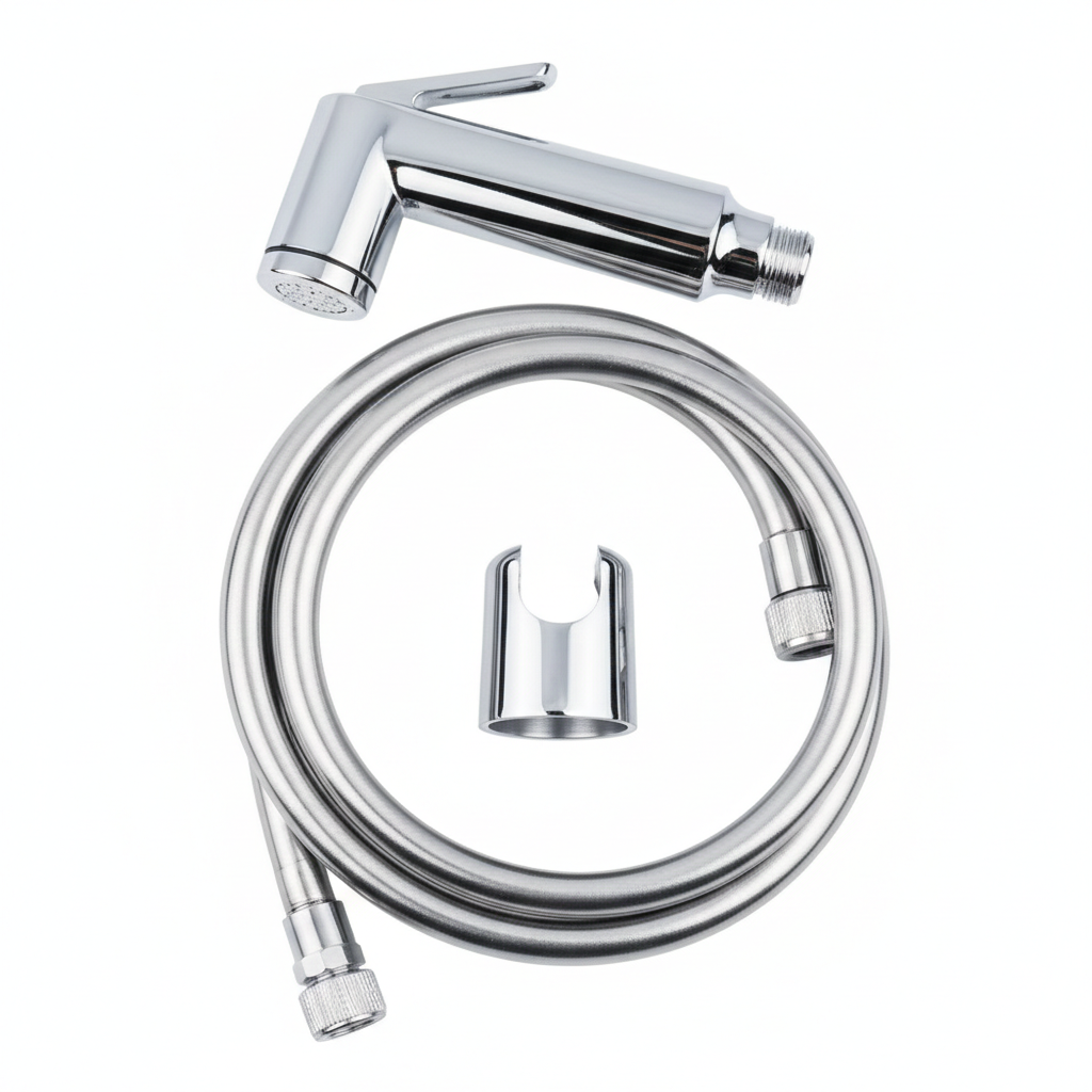 kit pour douchette de toilette chromée "shut off" SAP - CS4001-100