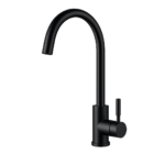 Mitigeur évier noir SAP à bec orientable
